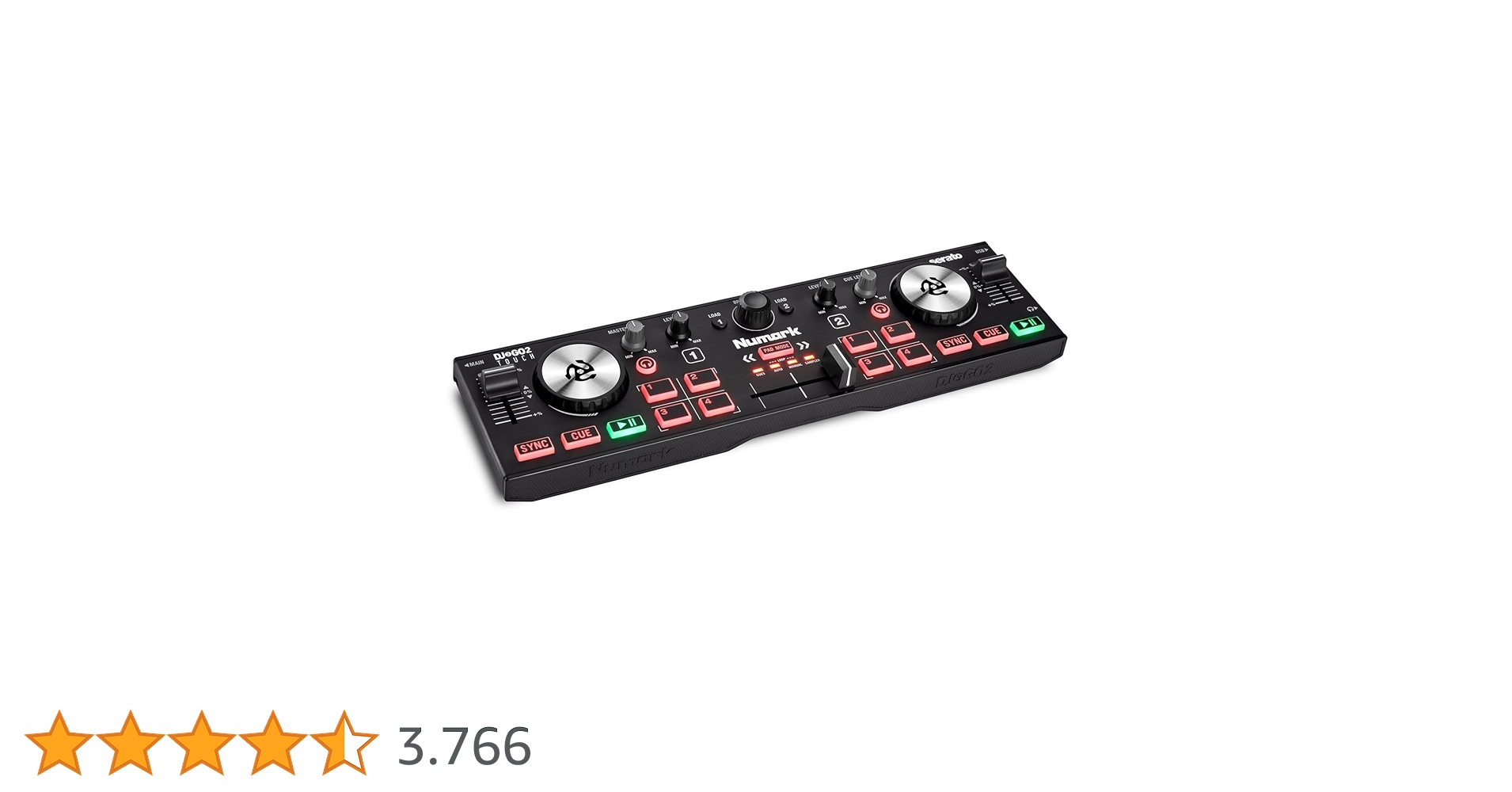 numark ニューマーク dj2go2 touch Controlador Numark DJ2GO2 Touch, preto : Amazon.com.br